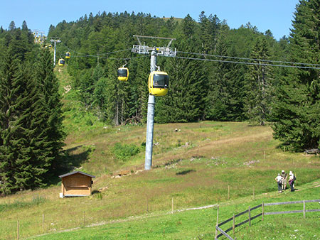 Seilbahn auf den Belchen