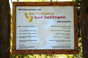Willkommen im Barfußpark Bad Bellingen