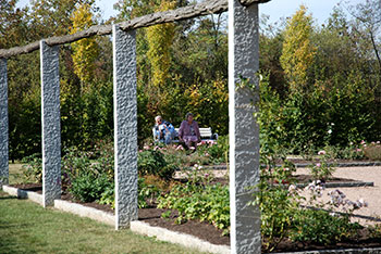 Rosengarten im Kurpark von Bad Bellingen