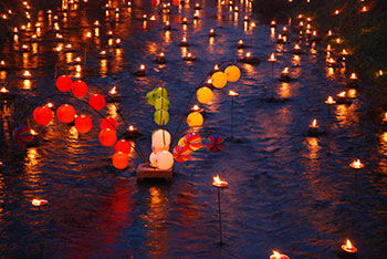 Lichterfest im Kurpark Bad Krozingen