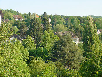 Badenweiler liegt in der Vorbergzone des Schwarzwald 