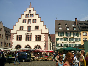Marktplatz am Freiburger Münster