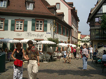 "Gässle" in Freiburg im Breisgau
