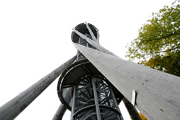 Aussichtsturm auf dem Schlossberg in Freiburg