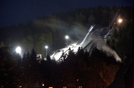 Hinterzarten Adlerschanze mit Nachwuchsschanzen