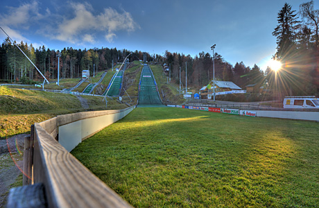 Hinterzarten Adlerschanze mit Nachwuchsschanzen