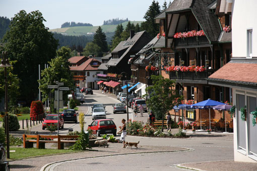 Zentrum und Einkaufsstraße Hinterzarten