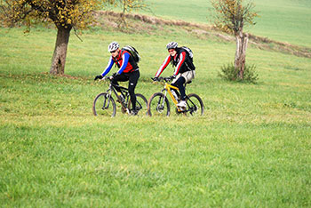 Mountainbikestrecken über den Schönberg