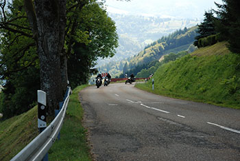 Motorradrour im Schwarzwald