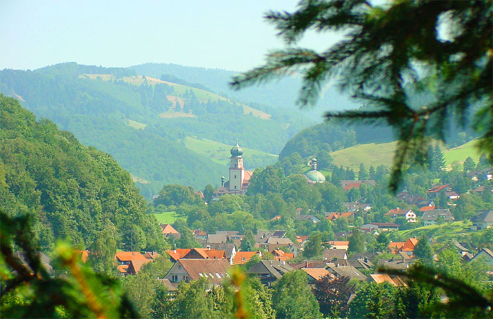 Münstertal im südlichern Schwarzwald