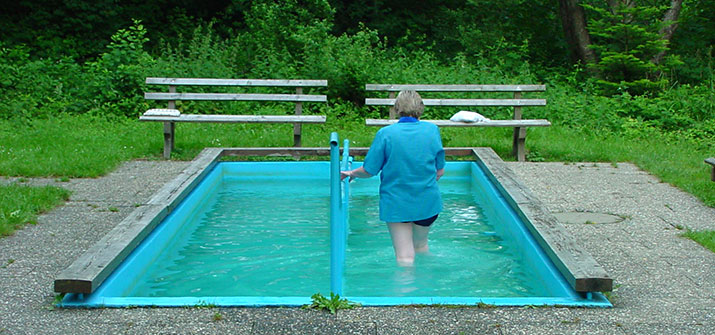 Wassertreten nach Kneip im Münstertal