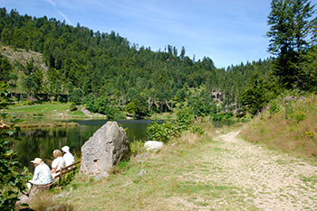 Nonnenmattweier in Neuenweg im kleinen Wiesental