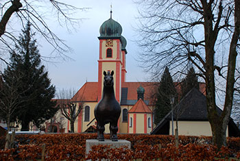 Kloster St. Märgen, ehemaliges Augustiner-Chorherrenstift, in St. Märgen im Schwarzwald