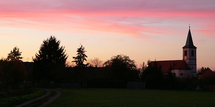 Staufen - Grunen Sonnenuntergang
