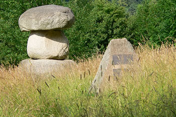 Keltischer Baumkreis zwischen Grunern und Etzenbach - Gepflanzt im Jahr 2000 n. Chr.